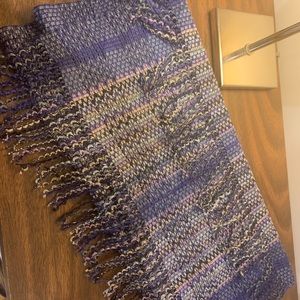 Missoni scarf with fringe on either end